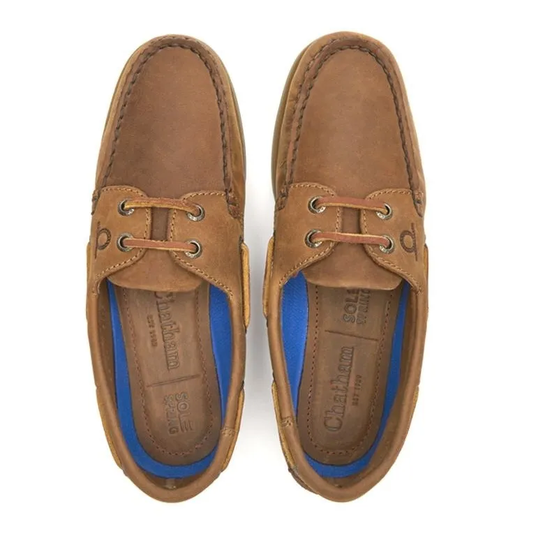 40% OFF CHATHAM Ladies Deck II G2 Leather Boat Shoes - Walnut - Size: 4&5 (EU 37/38)