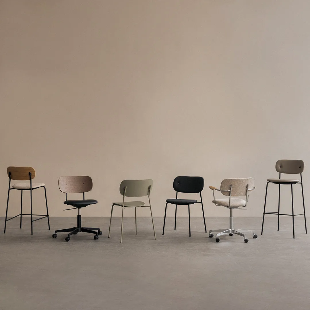Co Office Armchair - Fully Upholstered - Swivel Base w/ Castors