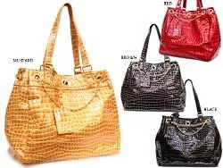 Crocodile Pattern Handbag
