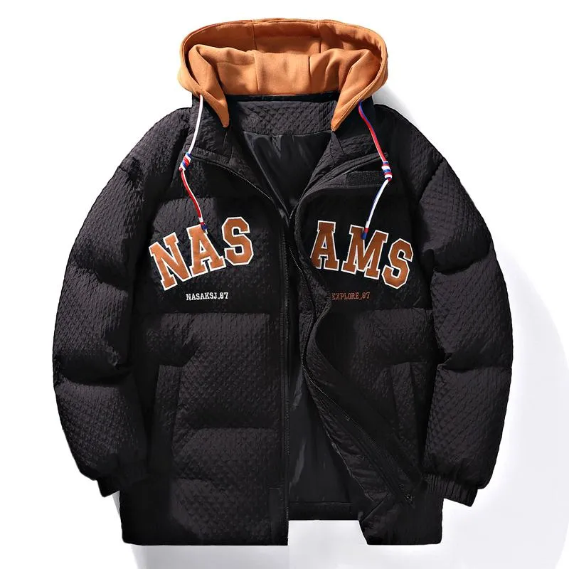 Cropped Thickened Hooded Puffer Jacket