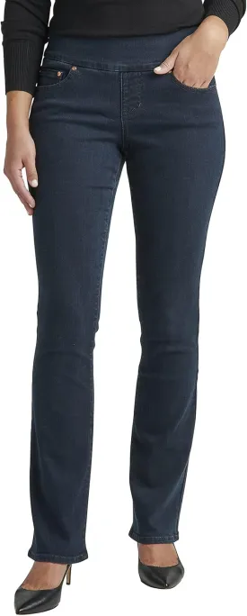 JAG Women's Paley Mid Rise Bootcut Pull-on Jeans