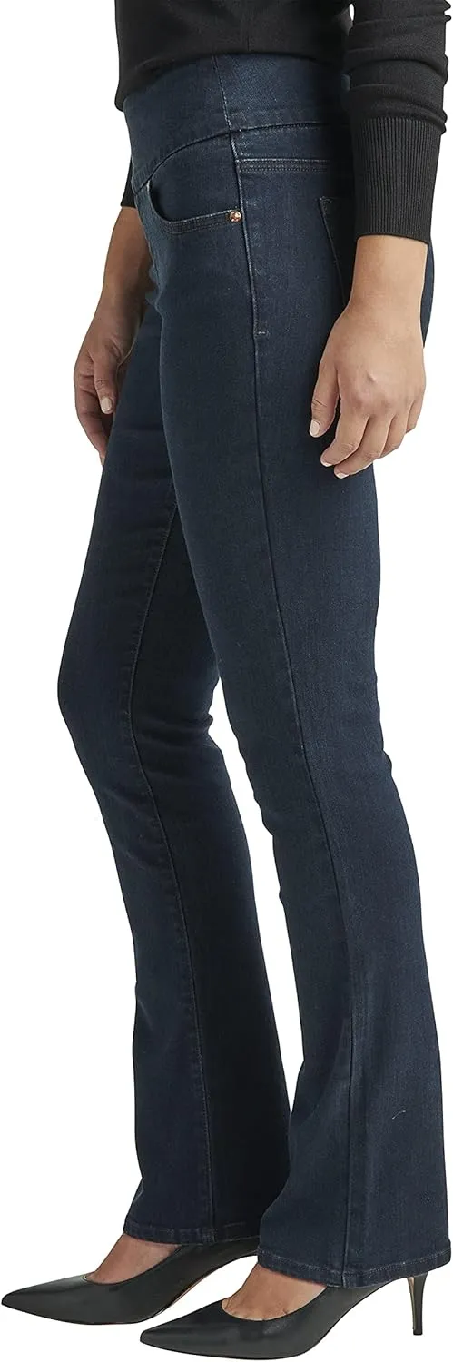 JAG Women's Paley Mid Rise Bootcut Pull-on Jeans
