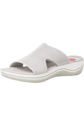 Jana ladies slider 27268 in light grey