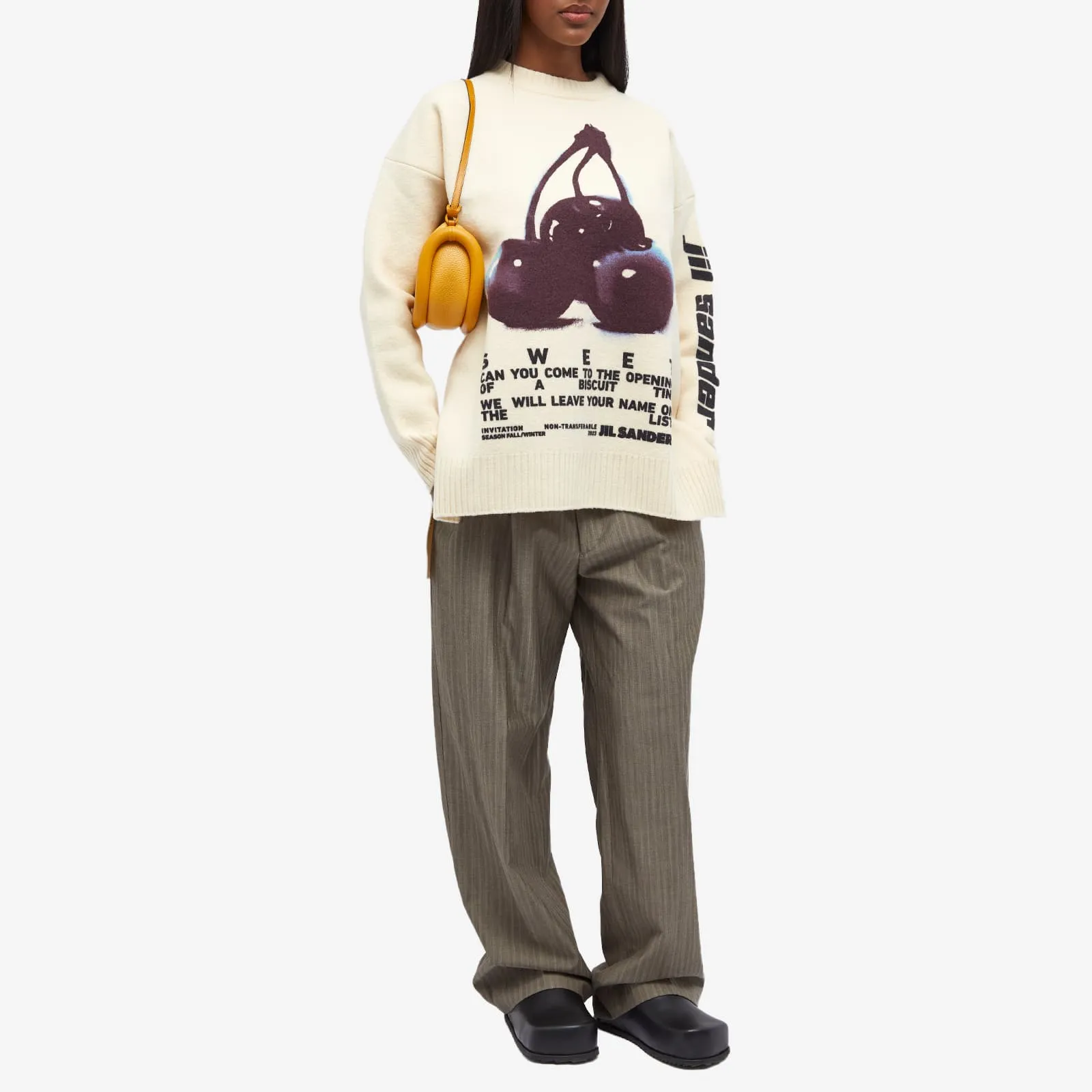 Jil Sander Cherry Knitted jumper, beige