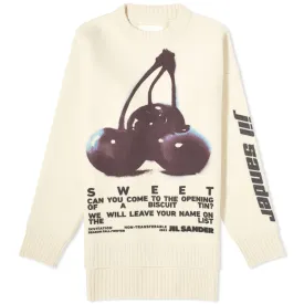 Jil Sander Cherry Knitted jumper, beige