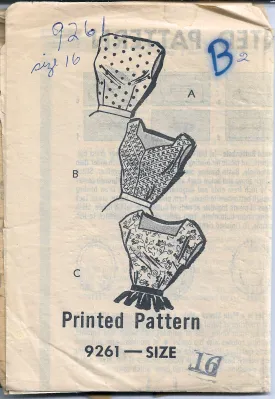 Mail Order Vintage 1960s Sewing Pattern Ladies Sleeveless Blouse