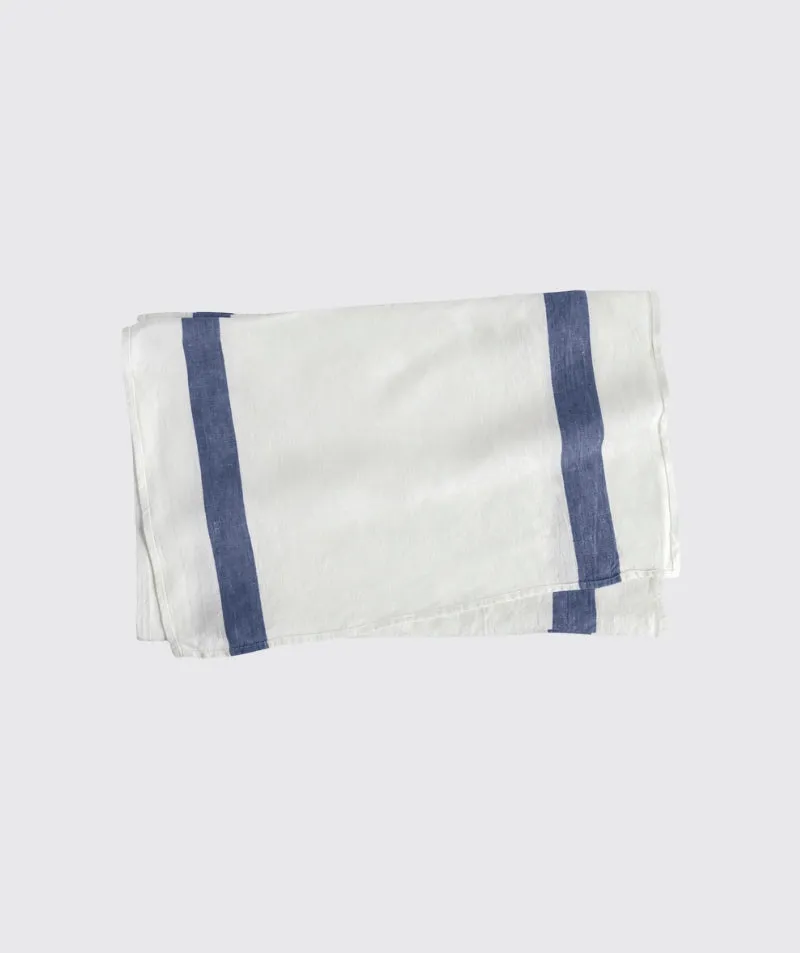 Navy Stripe Linen Table Runner | Arles Collection