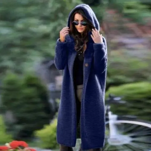 NEW Women's Baggy Cardigan Coat Tops Ladies Chunky Knitted