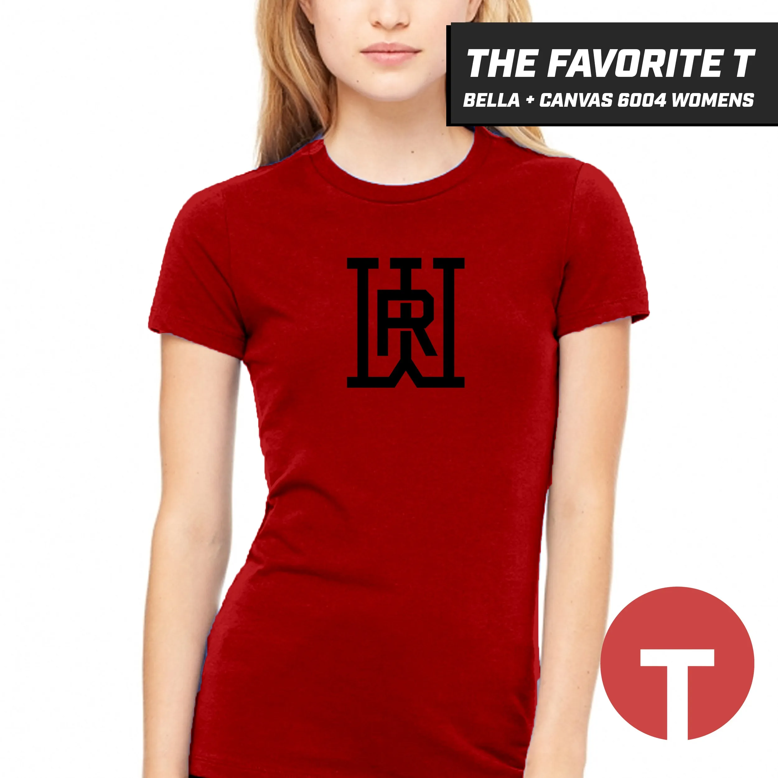 Rapids Baseball - Bella Canvas 6004 Womens "Favorite T" - LOGO 2