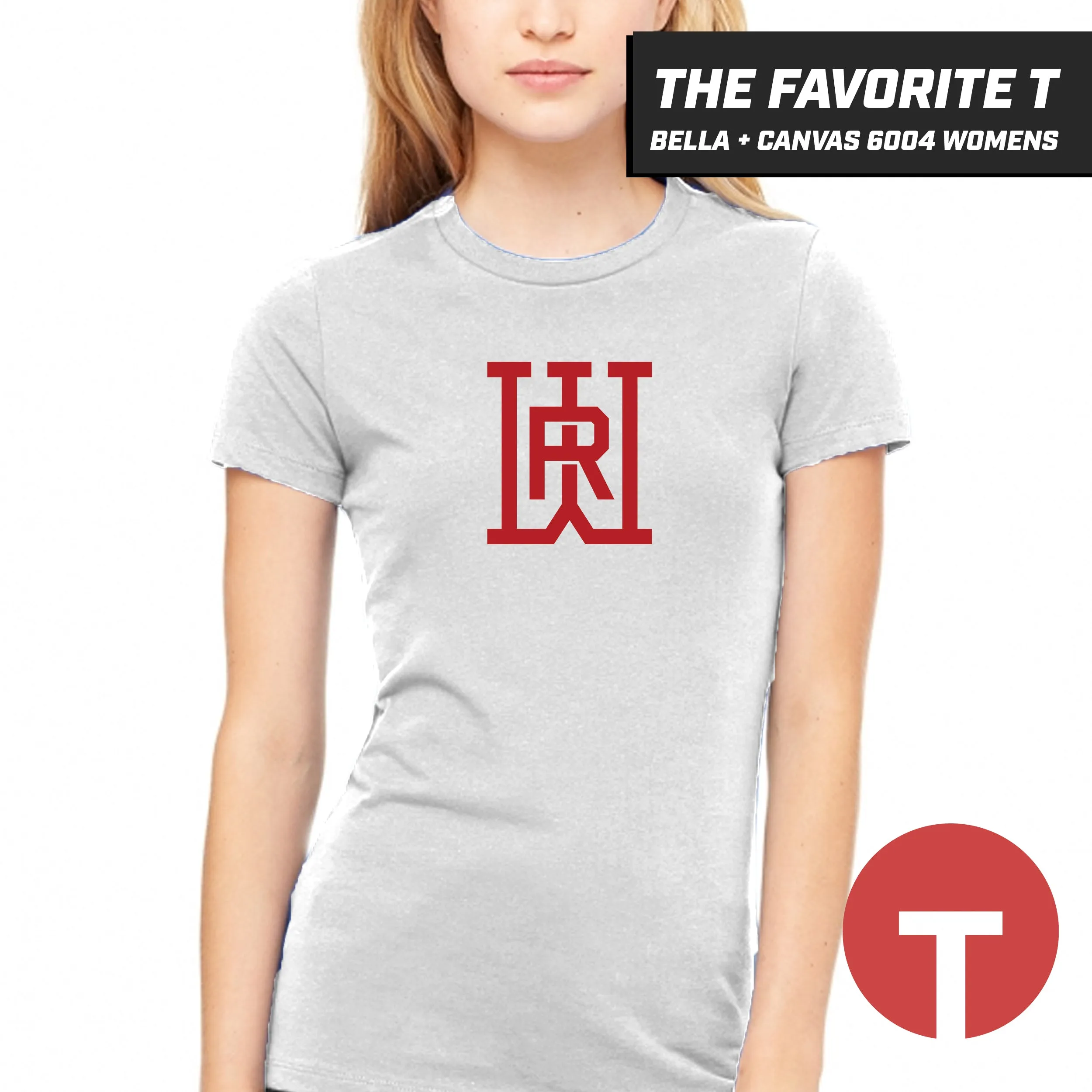 Rapids Baseball - Bella Canvas 6004 Womens "Favorite T" - LOGO 2