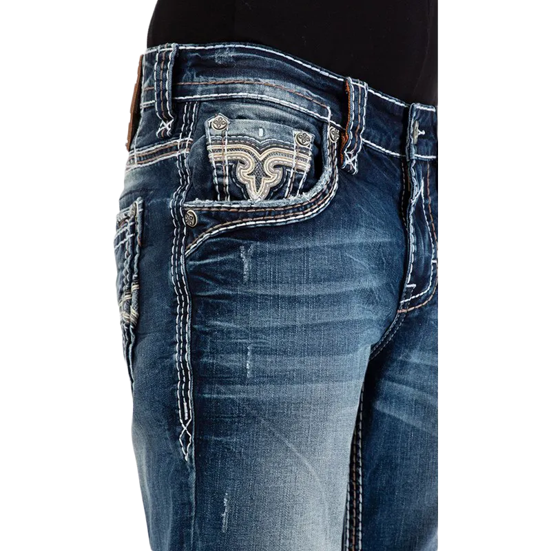 Rock Revival Men's Alloy J202r Straight Jean