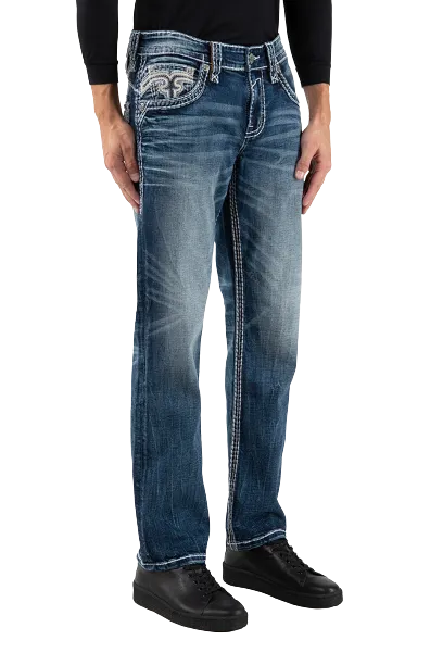 Rock Revival Men's Tabby J201r Straight Jean