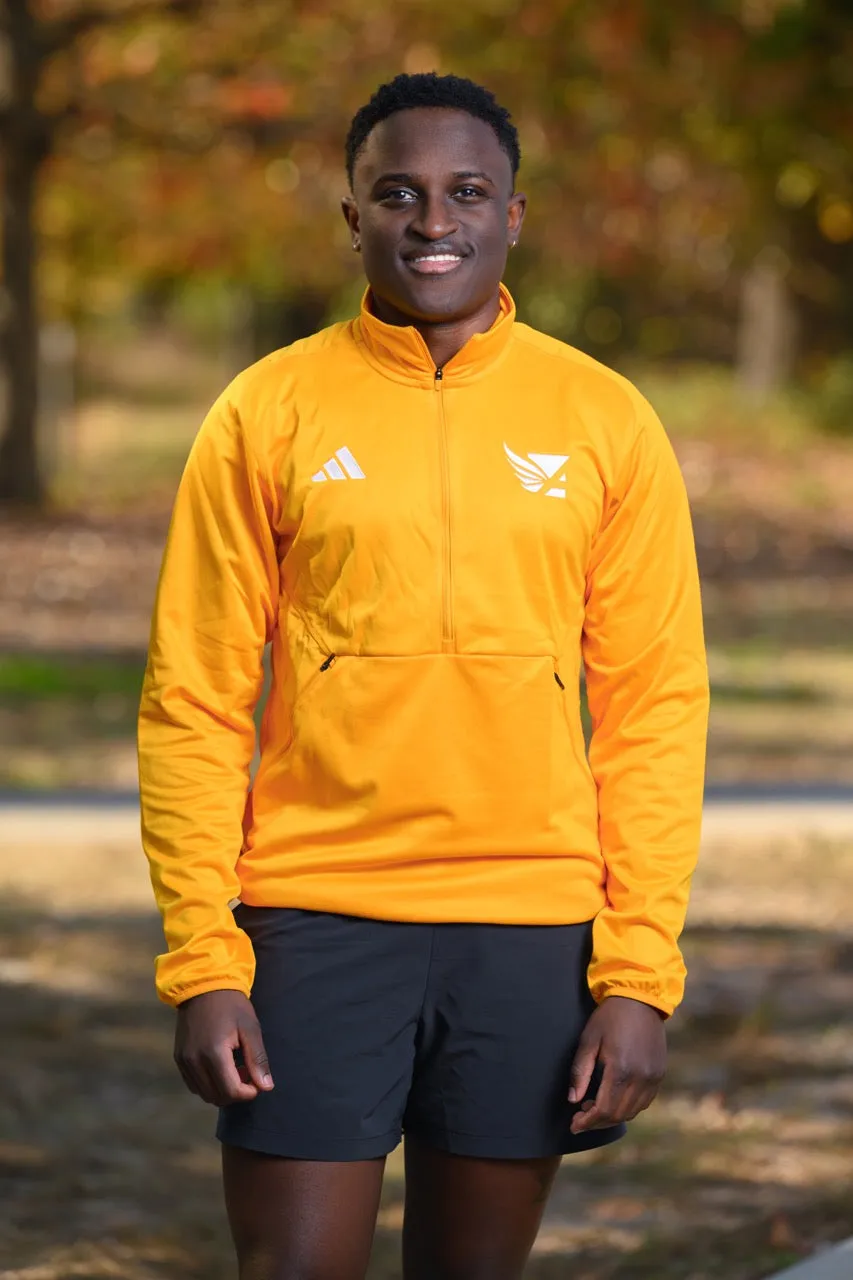 Sideline Knit 1/4 Zip - Gold