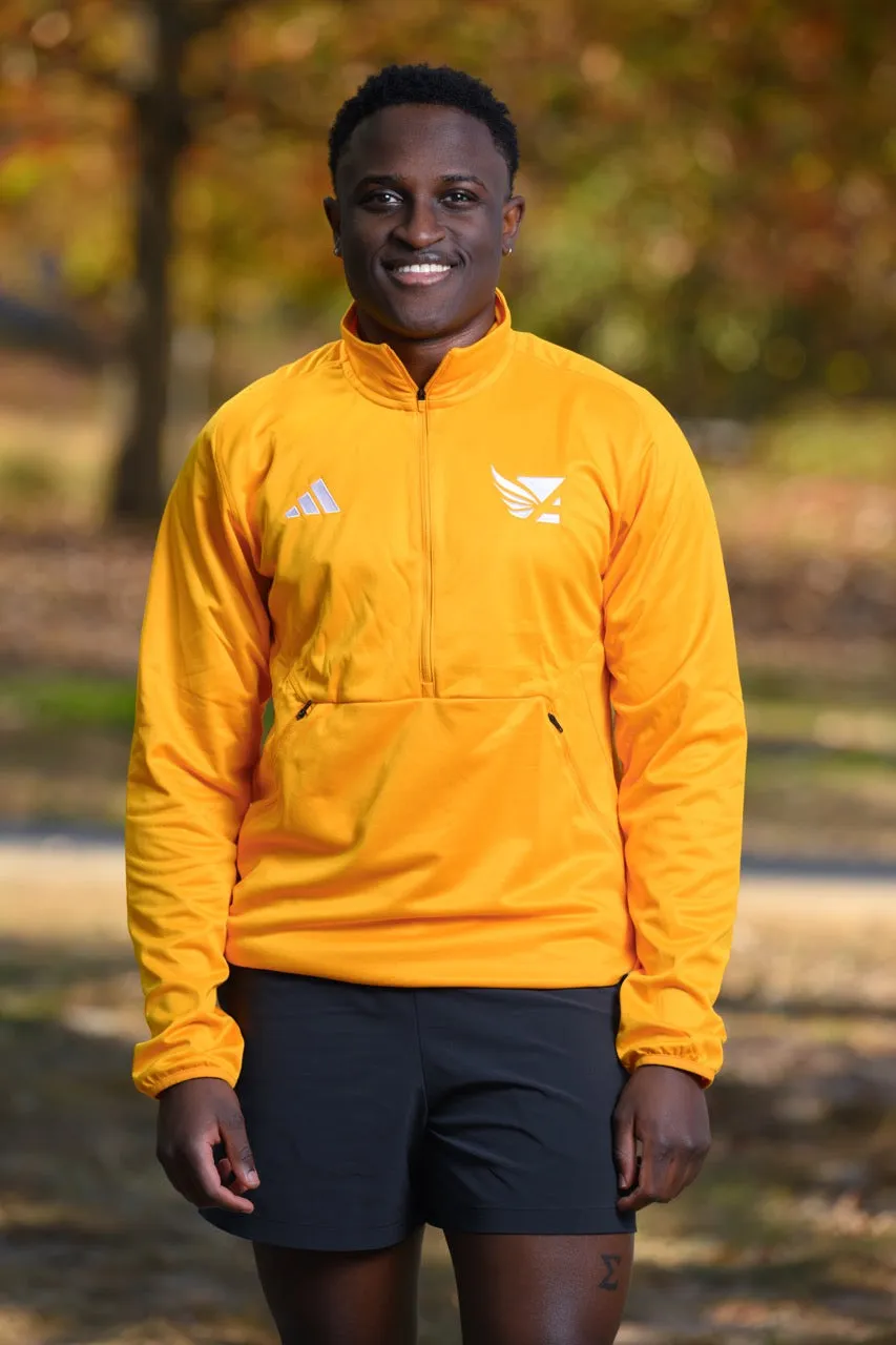 Sideline Knit 1/4 Zip - Gold