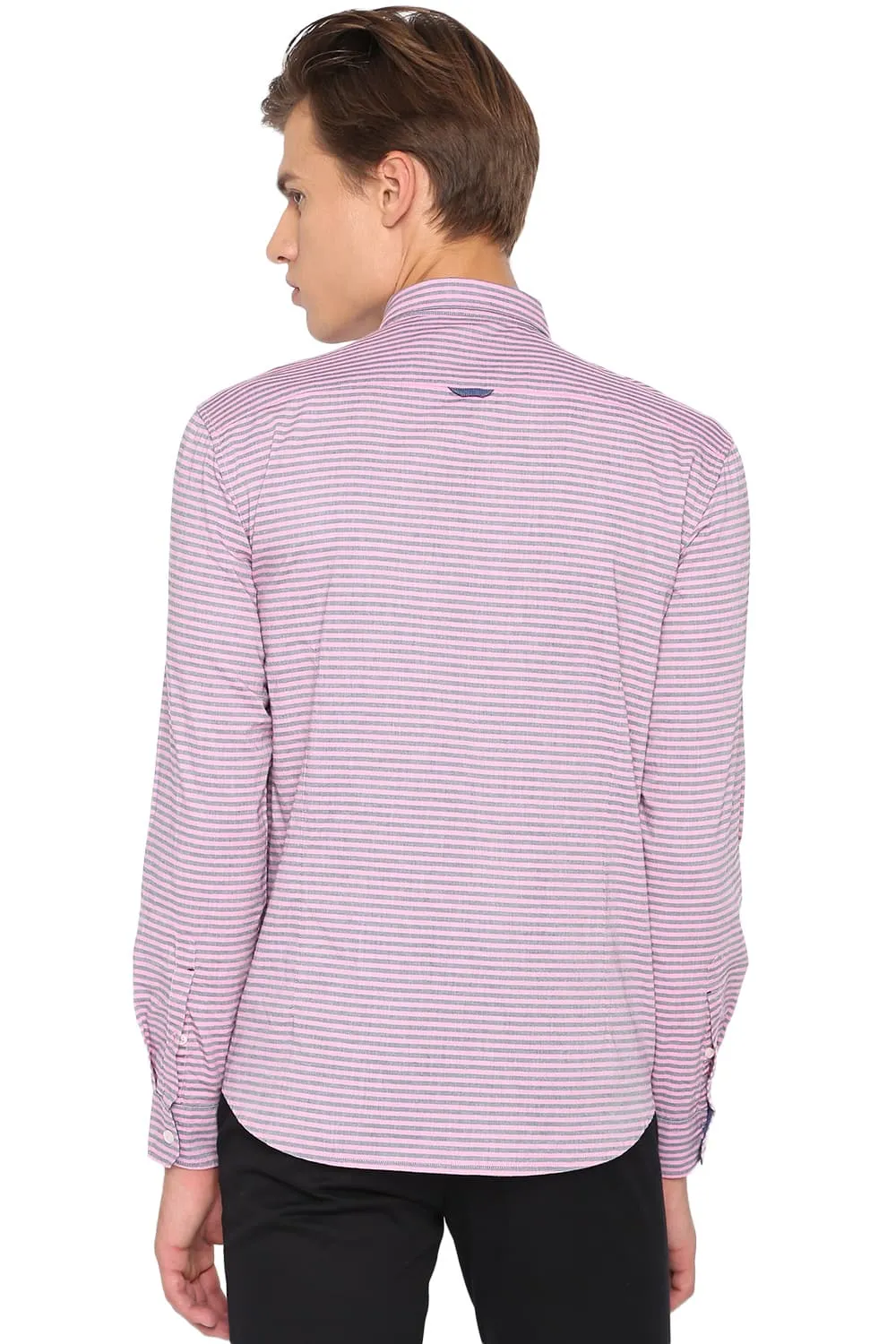 Slim Fit Weft Striped Shirt