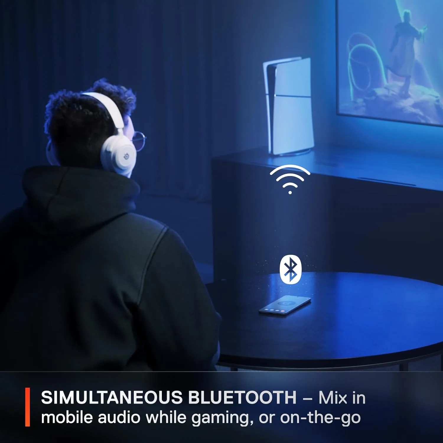 SteelSeries Arctis Nova 7P Wireless Multi-Platform Gaming Headset Bundle  Destiny 2: The Final Shape Edition  In-Game Items  2.4GHz   Mixable Bluetooth  38H USB-C Battery  PlayStation, PC, Switch
