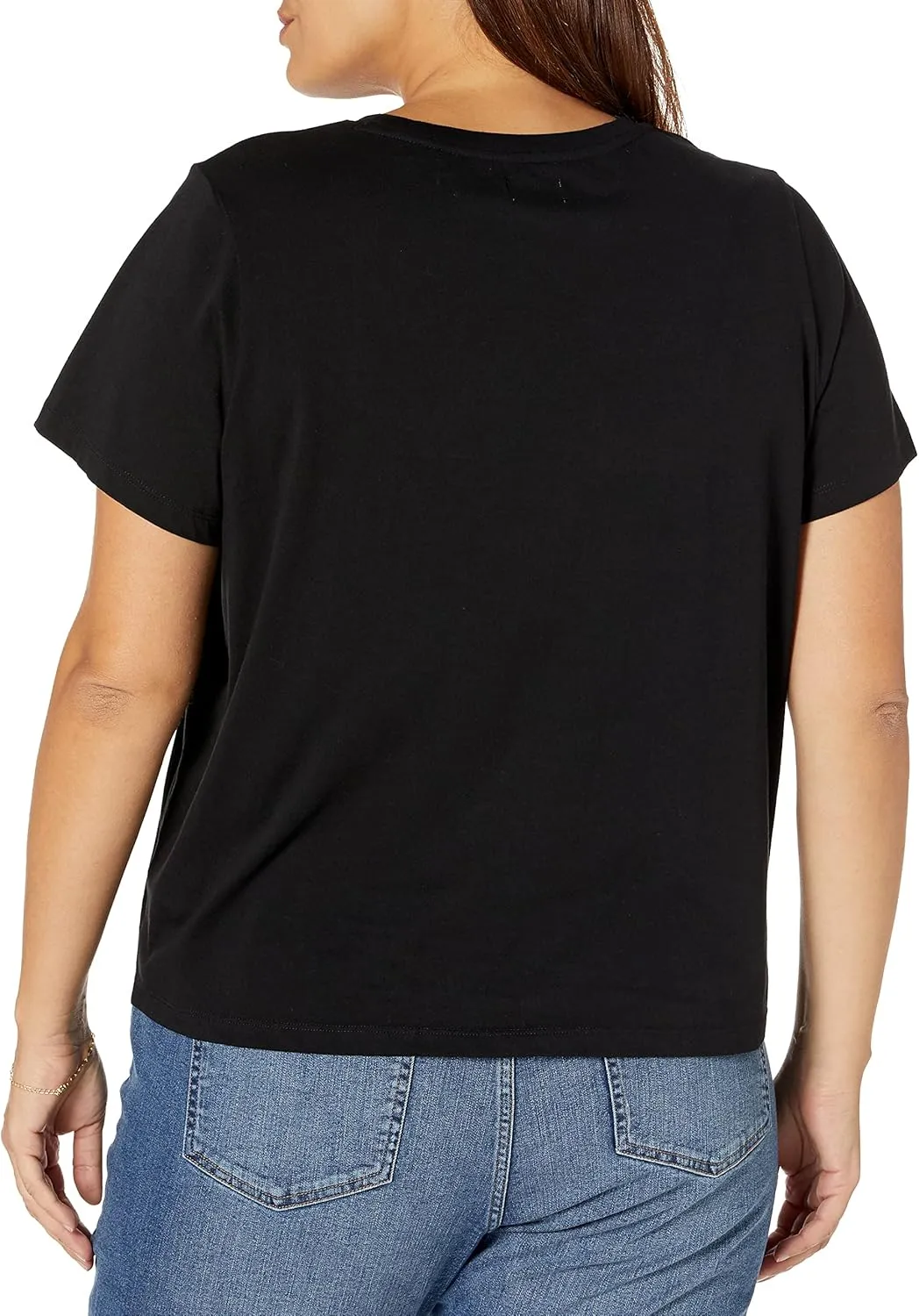 The Drop Women's Courtney Short-Sleeve Tiny Crewneck Jersey T-Shirt