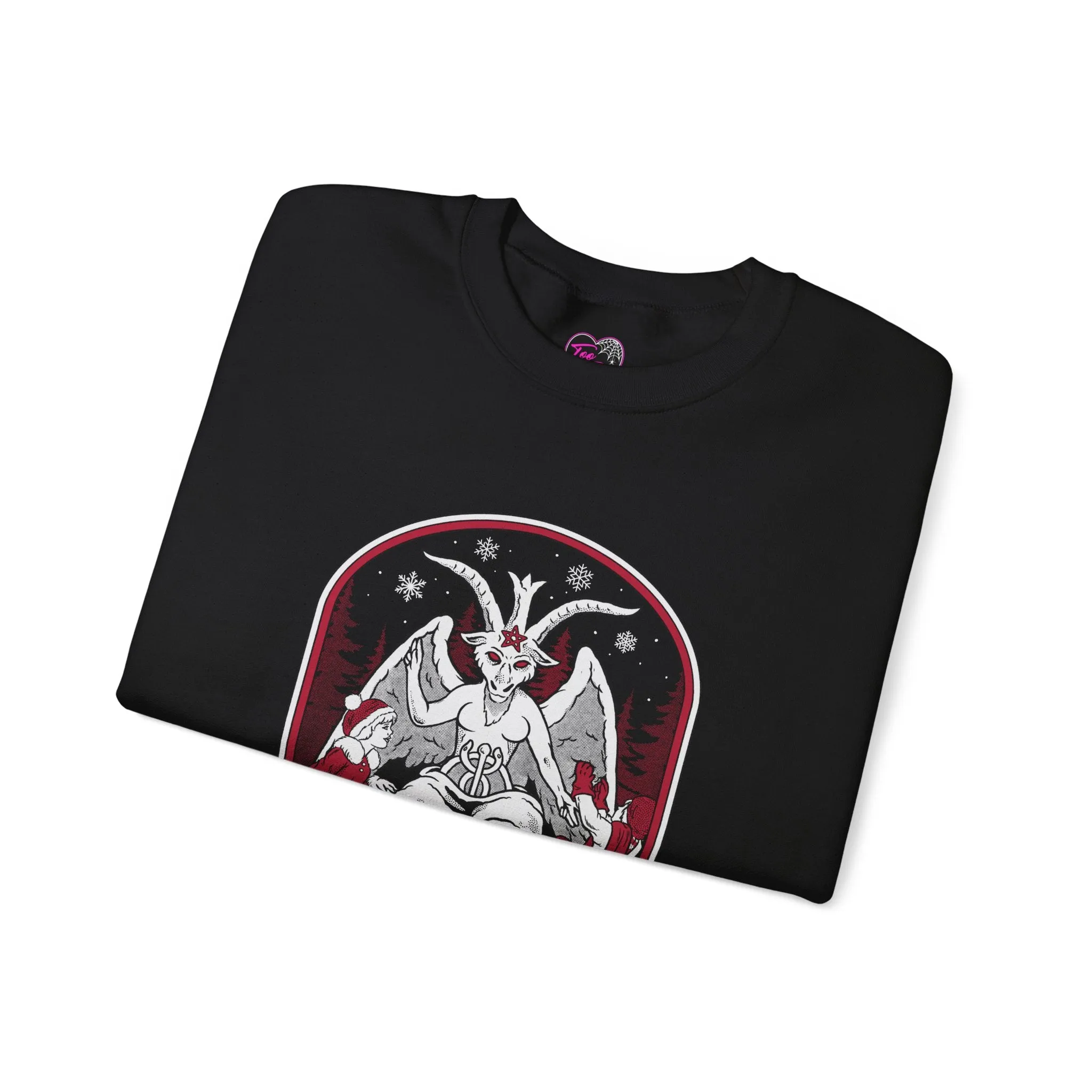 Unholy Baphomet Christmas Crewneck Sweatshirt