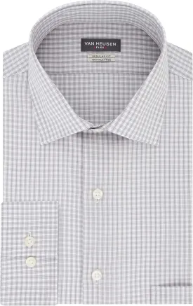 Van Heusen Men's Regular Fit Flex Collar Check Dress Shirt - Amazon Exclusive